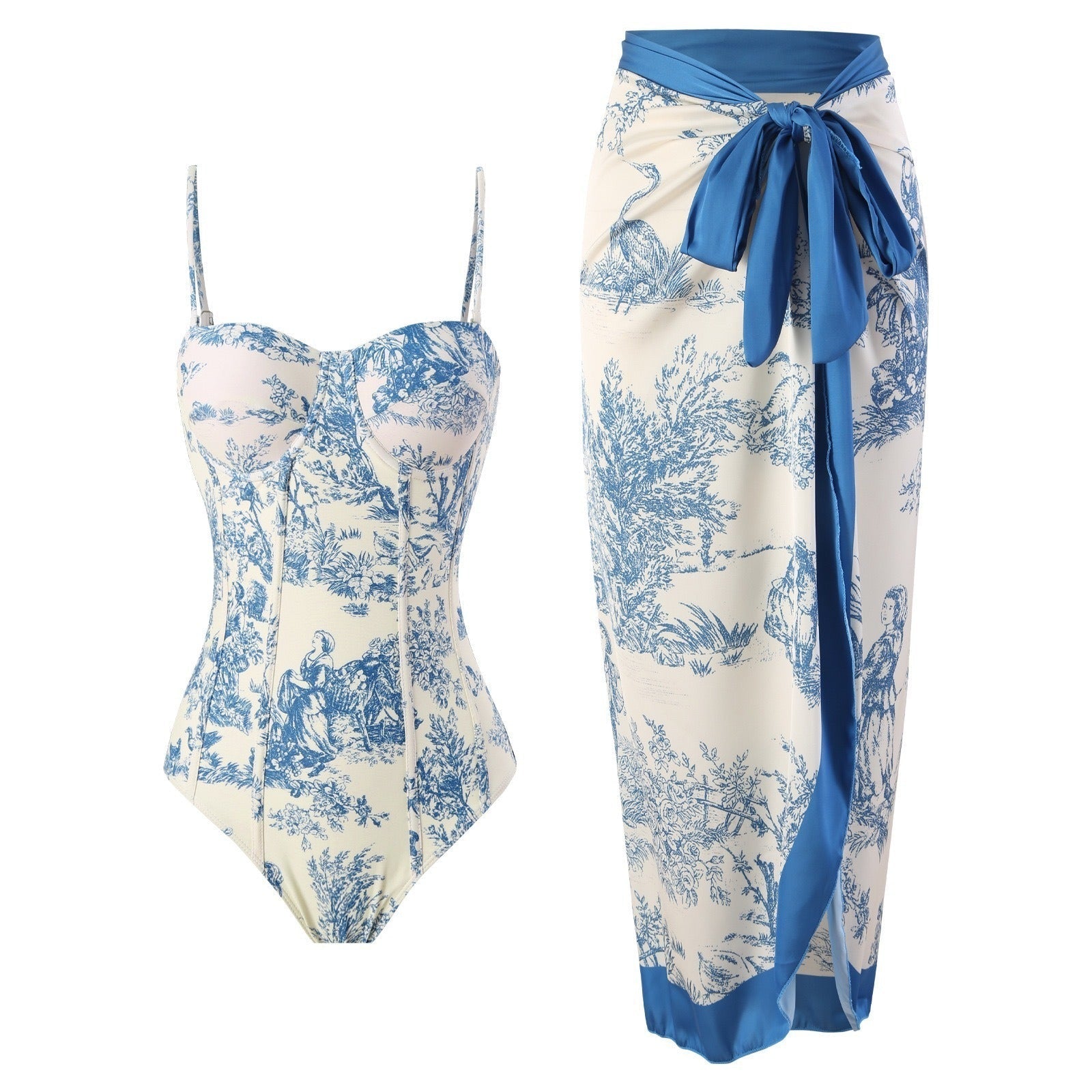 Mandy | Elegant Printed Swim Set