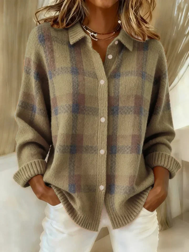 Zara | Retro Plaid Sweater