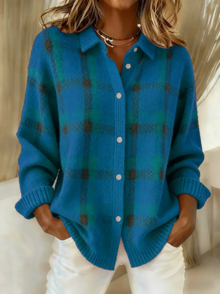 Zara | Retro Plaid Sweater