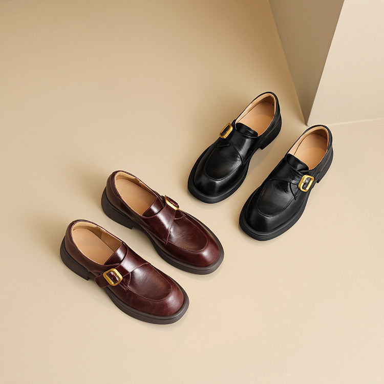 Vellé Genuine Leather Loafers