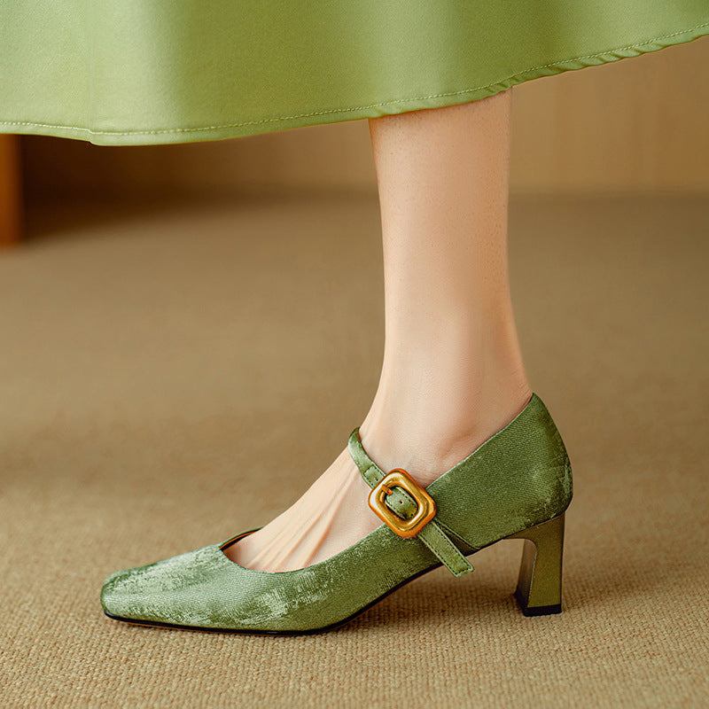 Nara Genuine Leather Heels