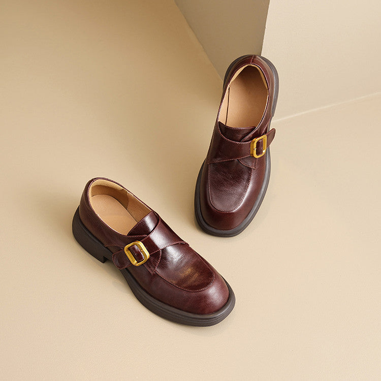 Vellé Genuine Leather Loafers