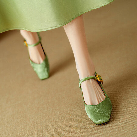 Nara Genuine Leather Heels