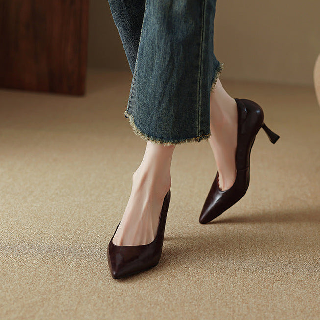 Aurel Genuine Leather Heels