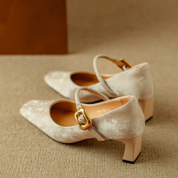 Nara Genuine Leather Heels