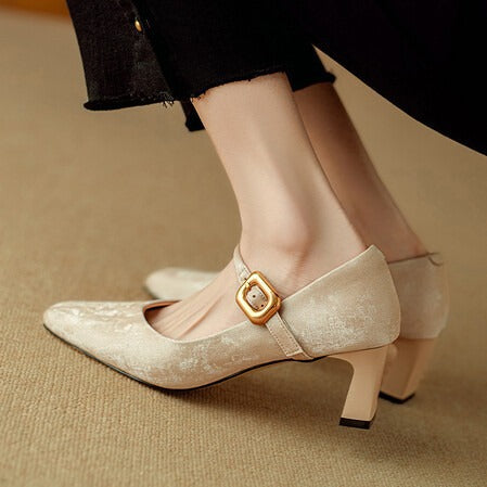 Nara Genuine Leather Heels