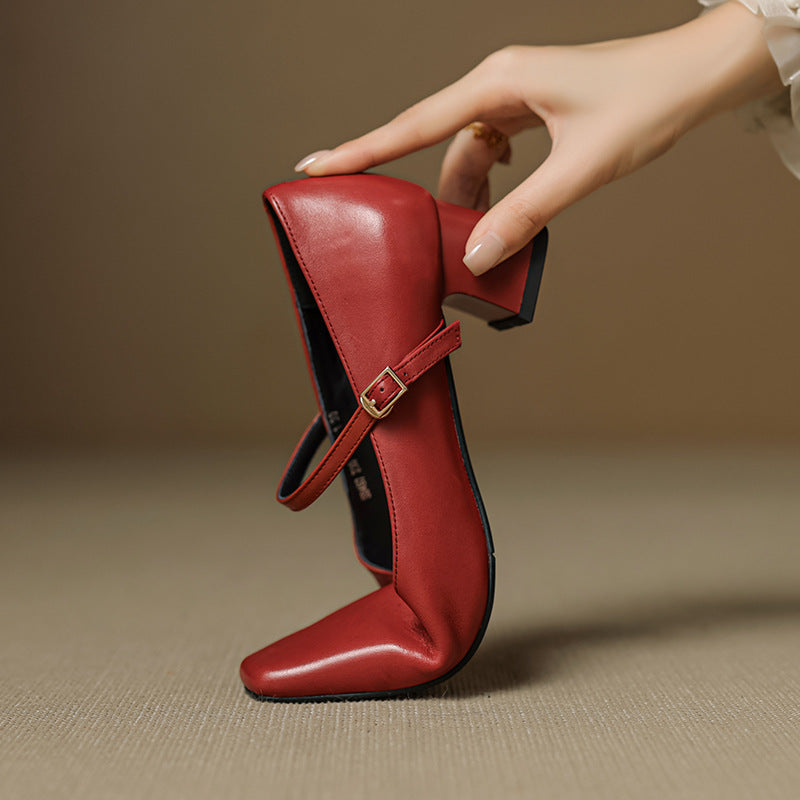 Lévana Genuine Leather Heels