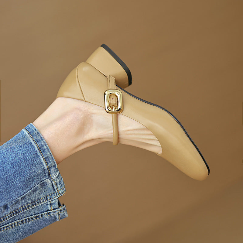 Vira Genuine Leather Heels