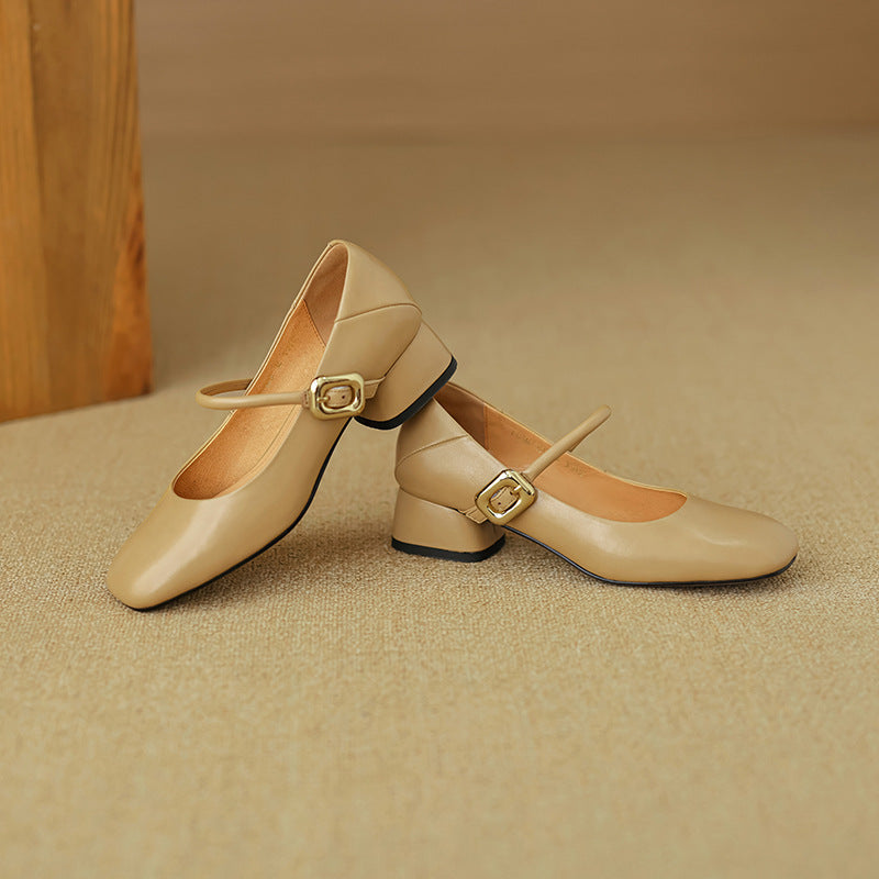 Vira Genuine Leather Heels