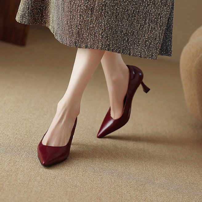 Aurel Genuine Leather Heels