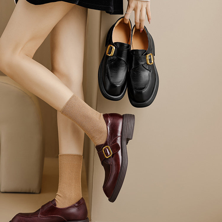 Vellé Genuine Leather Loafers