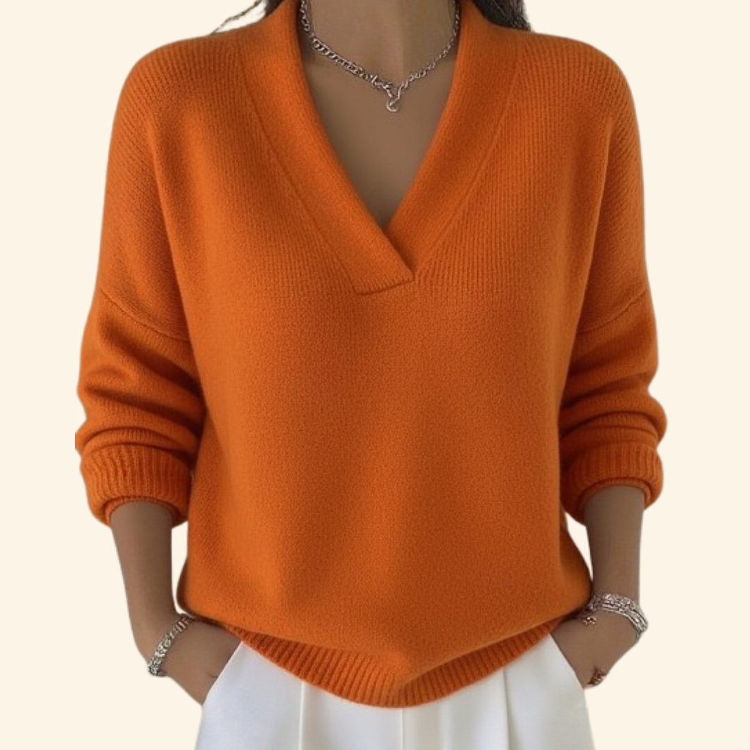Nikky | Sweater with V-neck