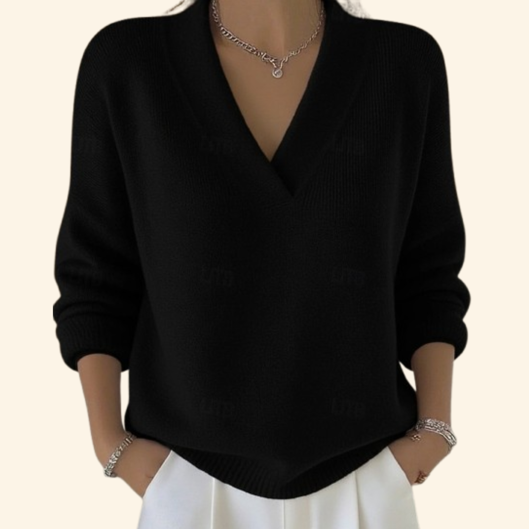 Nikky | Sweater with V-neck