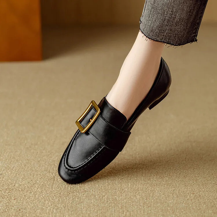 Lara Genuine Leather Loafers