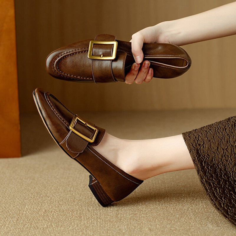 Lara Genuine Leather Loafers