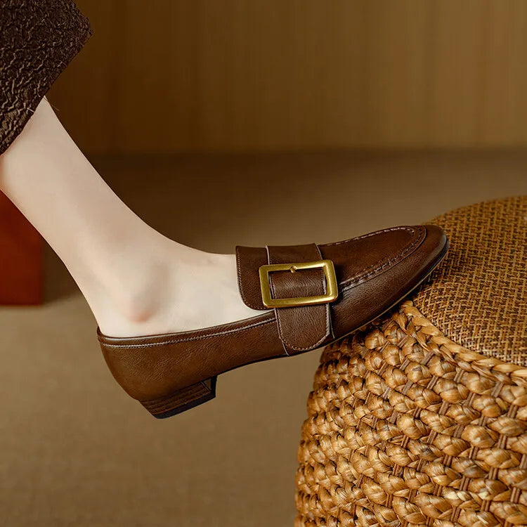 Lara Genuine Leather Loafers