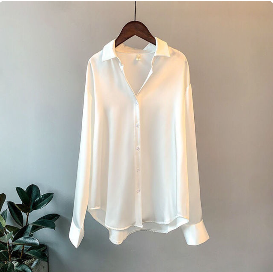 Olivia | Luxe Satin Blouse