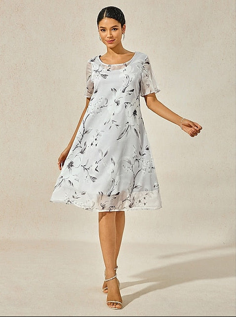 Chandra | Sophisticated Floral Dress